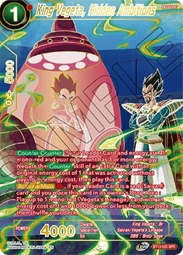 Image for King Vegeta, Hidden Ambitions (SPR) (Supreme Rivalry) (BT13-020) - Dragon Ball Super: Masters