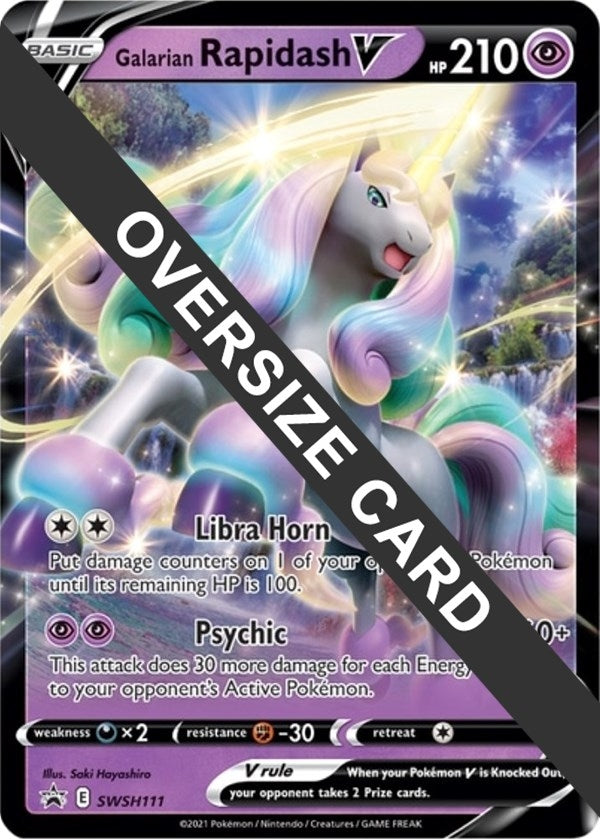 Image for Galarian Rapidash V - SWSH111 (Jumbo Cards) (SWSH111) - Pokemon