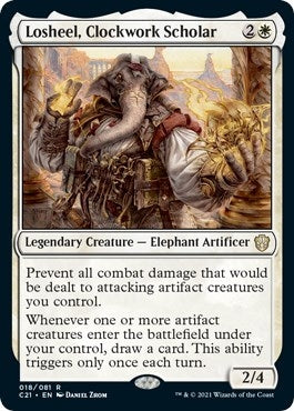 Image for Losheel, Clockwork Scholar (Commander 2021) (18) - Magic: The Gathering