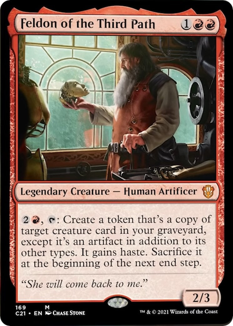 Image for Feldon of the Third Path (Commander 2021) (169) - Magic: The Gathering