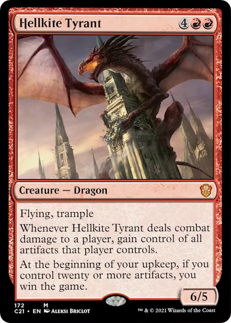 Image for Hellkite Tyrant (Commander 2021) (172) - Magic: The Gathering