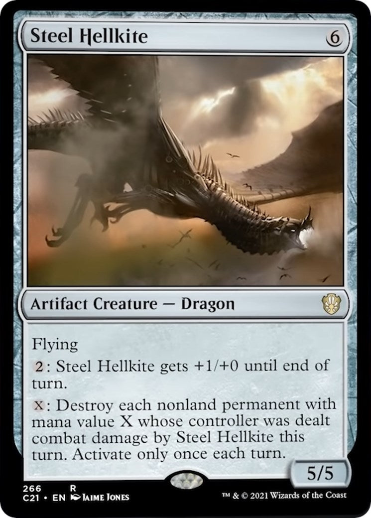 Image for Steel Hellkite (Commander 2021) (266) - Magic: The Gathering
