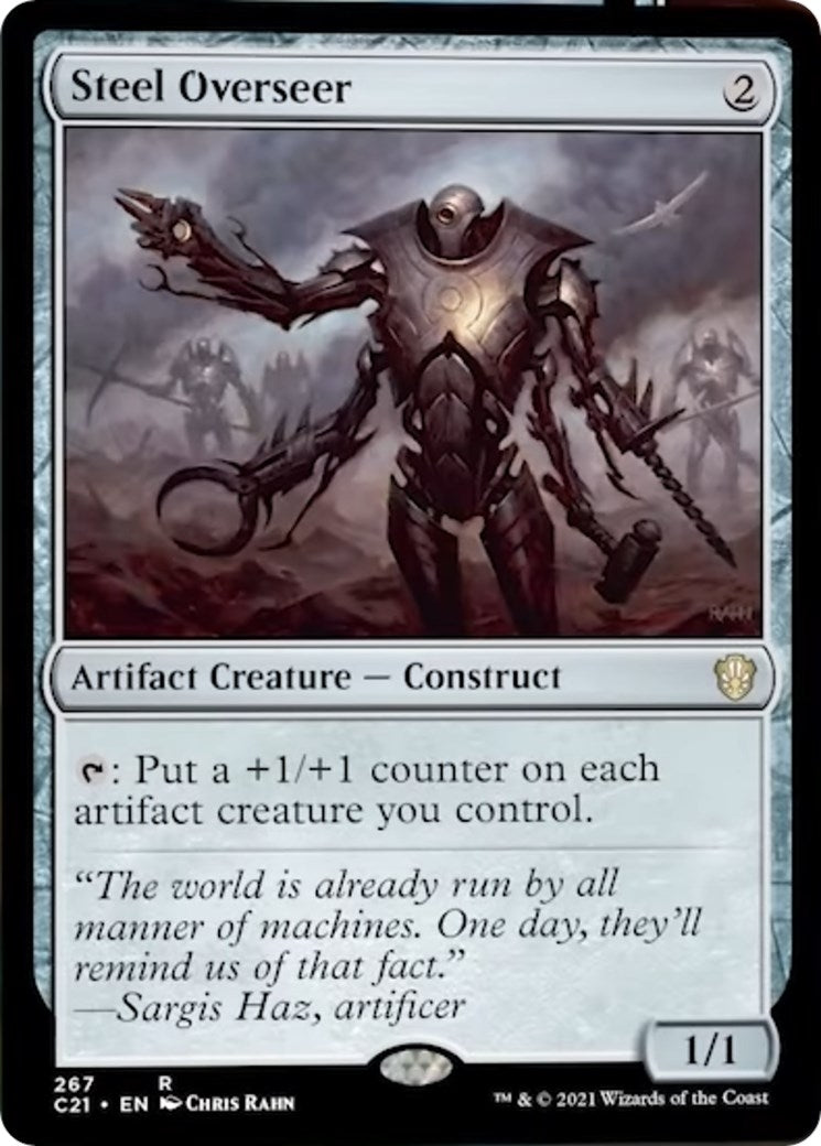 Image for Steel Overseer (Commander 2021) (267) - Magic: The Gathering