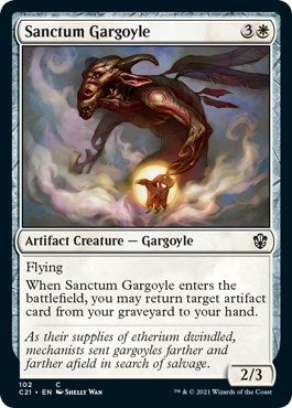 Image for Sanctum Gargoyle (Commander 2021) (102) - Magic: The Gathering