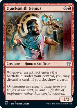 Image for Quicksmith Genius (Commander 2021) (178) - Magic: The Gathering