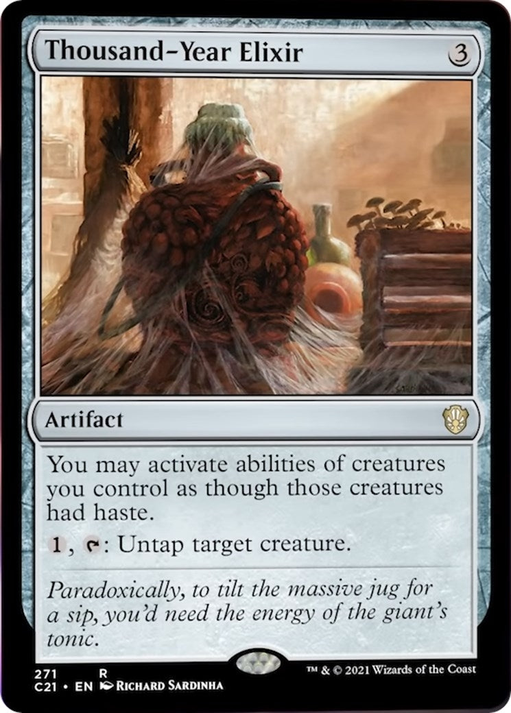 Image for Thousand-Year Elixir (Commander 2021) (271) - Magic: The Gathering