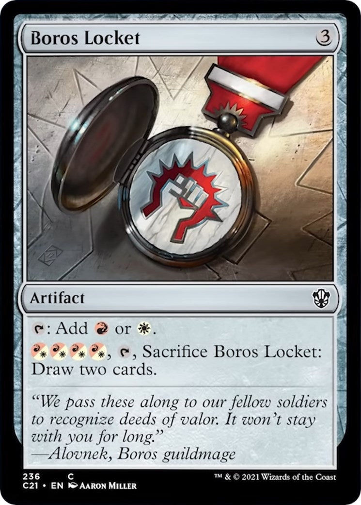 Image for Boros Locket (Commander 2021) (236) - Magic: The Gathering