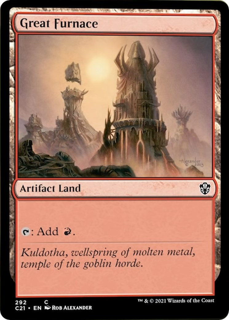 Image for Great Furnace (Commander 2021) (292) - Magic: The Gathering