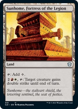 Image for Sunhome, Fortress of the Legion (Commander 2021) (319) - Magic: The Gathering