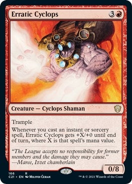 Image for Erratic Cyclops (Commander 2021) (166) - Magic: The Gathering
