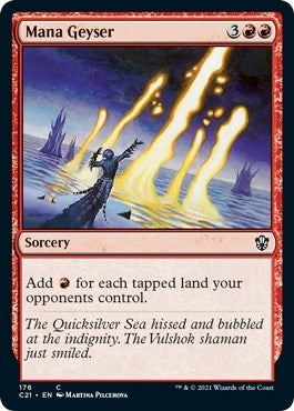 Image for Mana Geyser (Commander 2021) (176) - Magic: The Gathering