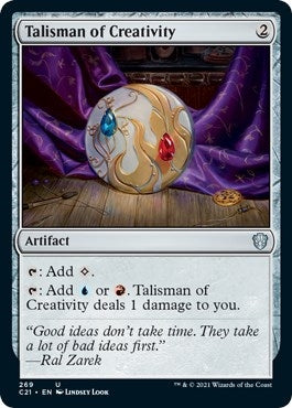 Image for Talisman of Creativity (Commander 2021) (269) - Magic: The Gathering