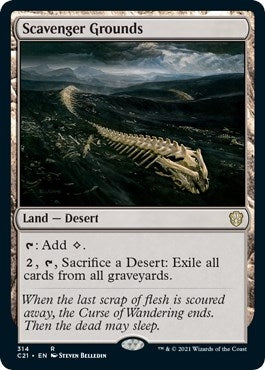 Image for Scavenger Grounds (Commander 2021) (314) - Magic: The Gathering