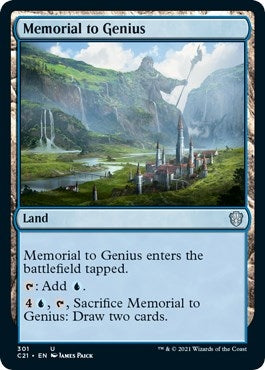 Image for Memorial to Genius (Commander 2021) (301) - Magic: The Gathering