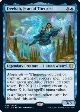 Image for Deekah, Fractal Theorist (Commander 2021) (26) - Magic: The Gathering