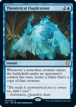 Image for Theoretical Duplication (Commander 2021) (34) - Magic: The Gathering