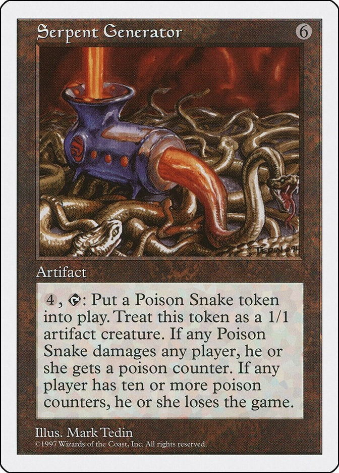 Image for Serpent Generator (Fifth Edition) - Magic: The Gathering