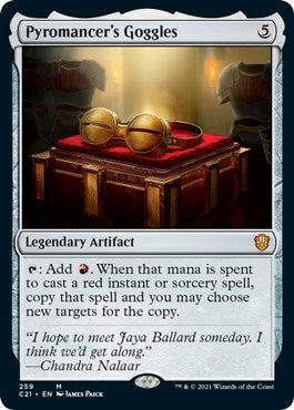 Image for Pyromancer's Goggles (Commander 2021) (259) - Magic: The Gathering