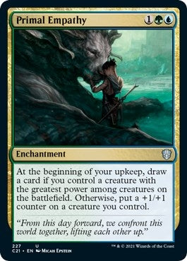 Image for Primal Empathy (Commander 2021) (227) - Magic: The Gathering