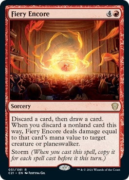 Image for Fiery Encore (Commander 2021) (51) - Magic: The Gathering