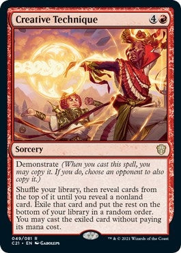 Image for Creative Technique (Commander 2021) (49) - Magic: The Gathering