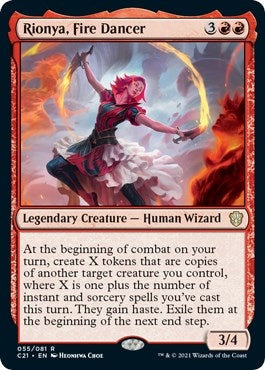 Image for Rionya, Fire Dancer (Commander 2021) (55) - Magic: The Gathering