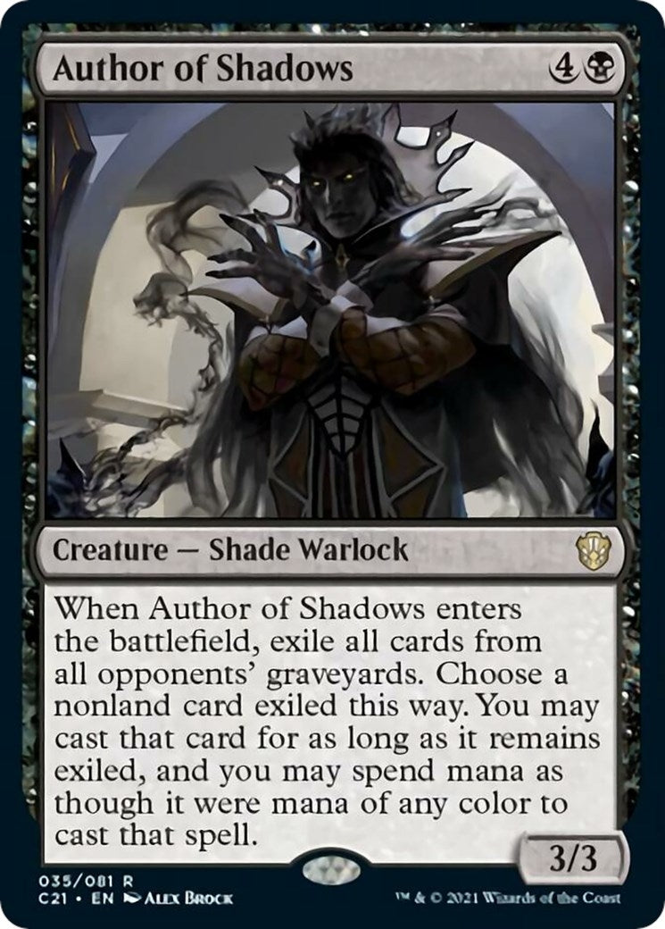 Image for Author of Shadows (Commander 2021) (35) - Magic: The Gathering