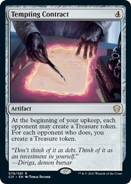 Image for Tempting Contract (Commander 2021) (78) - Magic: The Gathering