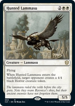 Image for Hunted Lammasu (Commander 2021) (94) - Magic: The Gathering