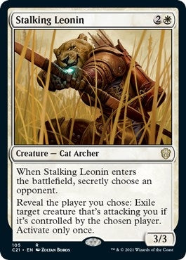 Image for Stalking Leonin (Commander 2021) (105) - Magic: The Gathering