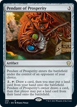 Image for Pendant of Prosperity (Commander 2021) (256) - Magic: The Gathering