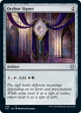 Image for Orzhov Signet (Commander 2021) (254) - Magic: The Gathering