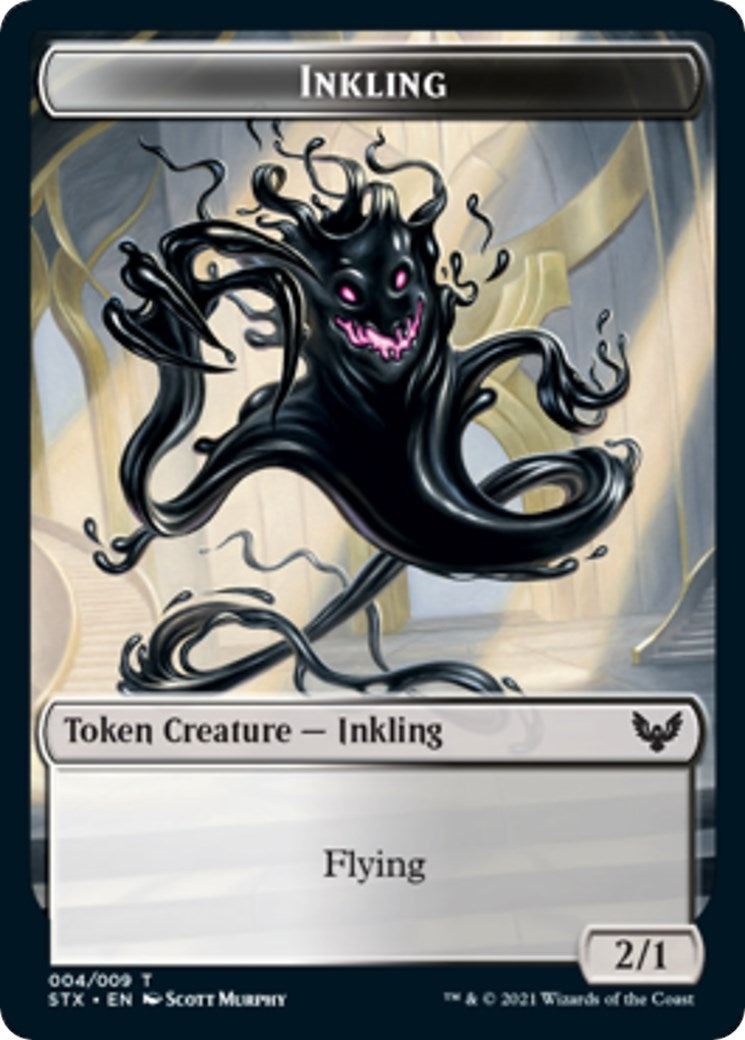 Image for Inkling Token (Strixhaven: School of Mages) (4) - Magic: The Gathering