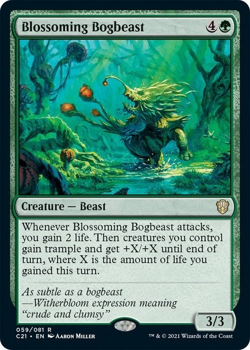 Image for Blossoming Bogbeast (Commander 2021) (59) - Magic: The Gathering