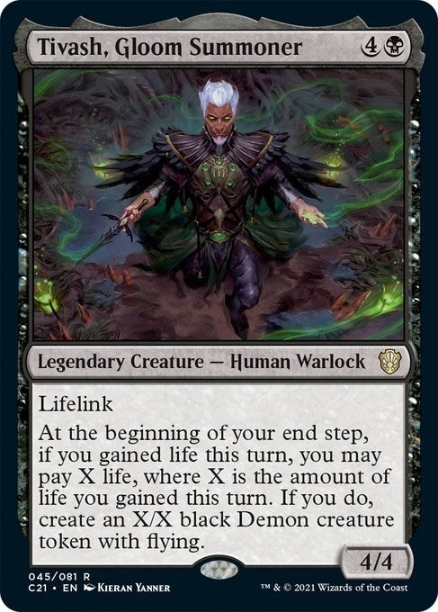 Image for Tivash, Gloom Summoner (Commander 2021) (45) - Magic: The Gathering