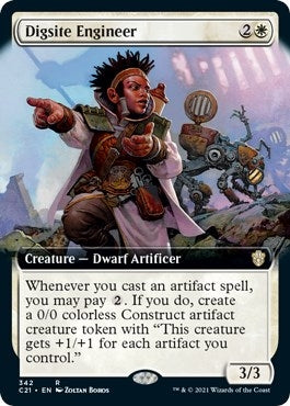Image for Digsite Engineer (Extended Art) (Commander 2021) (342) - Magic: The Gathering