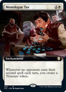 Image for Monologue Tax (Extended Art) (Commander 2021) (346) - Magic: The Gathering