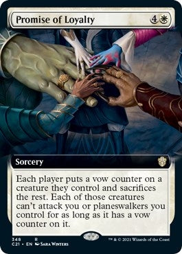 Image for Promise of Loyalty (Extended Art) (Commander 2021) (348) - Magic: The Gathering