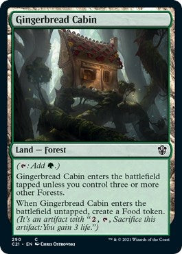 Image for Gingerbread Cabin (Commander 2021) (290) - Magic: The Gathering