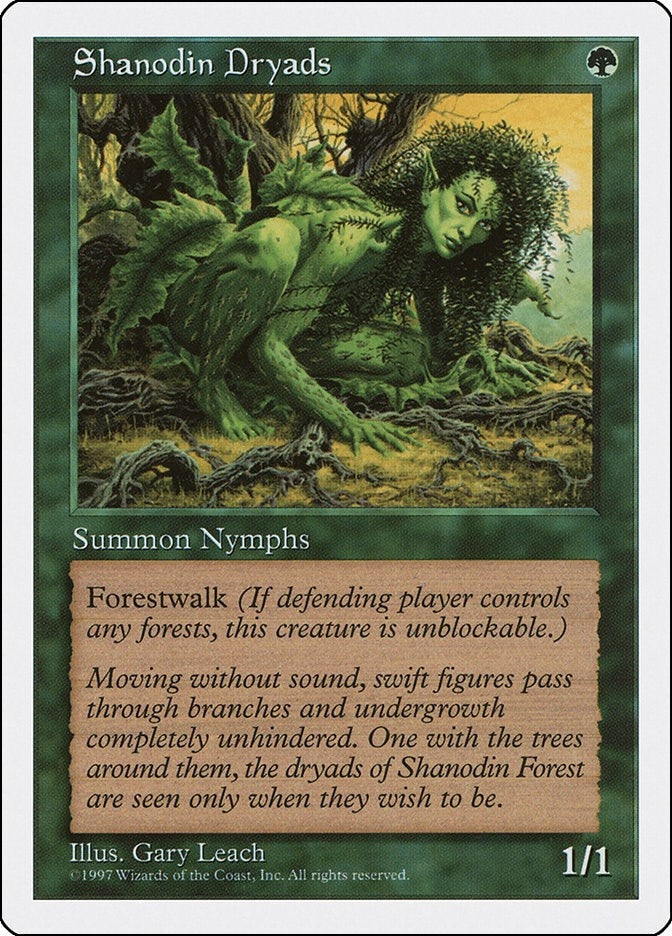 Image for Shanodin Dryads (Fifth Edition) - Magic: The Gathering