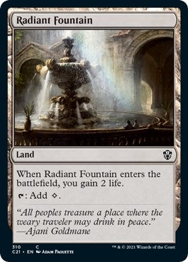 Image for Radiant Fountain (Commander 2021) (310) - Magic: The Gathering