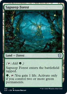 Image for Sapseep Forest (Commander 2021) (313) - Magic: The Gathering