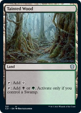 Image for Tainted Wood (Commander 2021) (321) - Magic: The Gathering