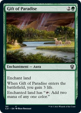 Image for Gift of Paradise (Commander 2021) (191) - Magic: The Gathering