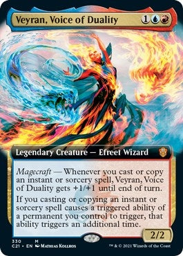 Image for Veyran, Voice of Duality (Extended Art) (Commander 2021) (330) - Magic: The Gathering