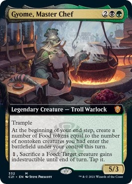 Image for Gyome, Master Chef (Extended Art) (Commander 2021) (332) - Magic: The Gathering