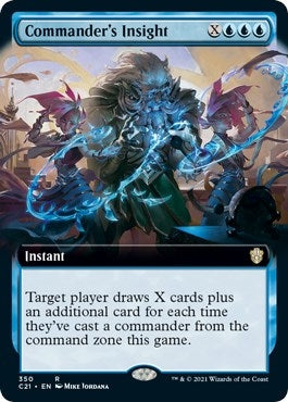 Image for Commander's Insight (Extended Art) (Commander 2021) (350) - Magic: The Gathering