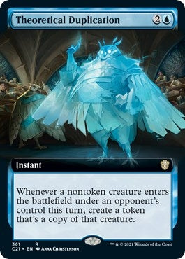 Image for Theoretical Duplication (Extended Art) (Commander 2021) (361) - Magic: The Gathering