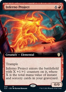 Image for Inferno Project (Extended Art) (Commander 2021) (379) - Magic: The Gathering