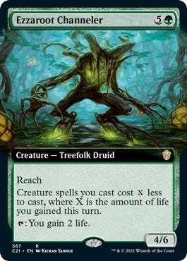 Image for Ezzaroot Channeler (Extended Art) (Commander 2021) (387) - Magic: The Gathering